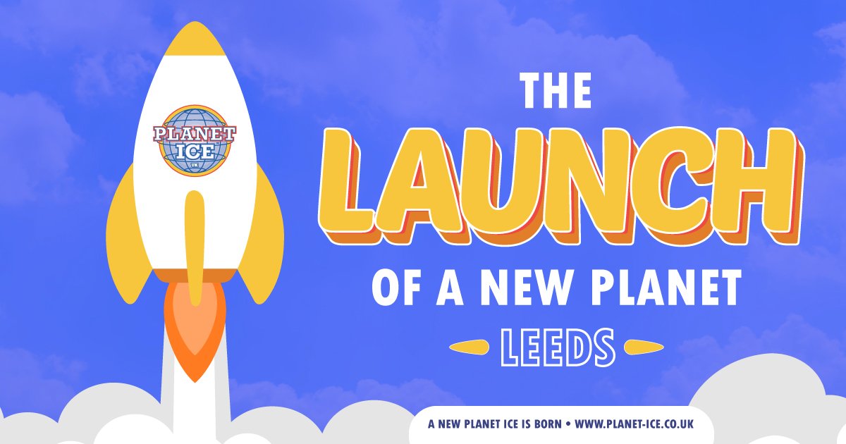 🚀 The Countdown Is On! 🚀 ⁣
⁣
Make sure you give us a 'FOLLOW' for updates, offers and everything you need to know on the run up to the ‘coolest’ opening in town.⁣
⁣
#PlanetIce | #Leeds | #IceRink