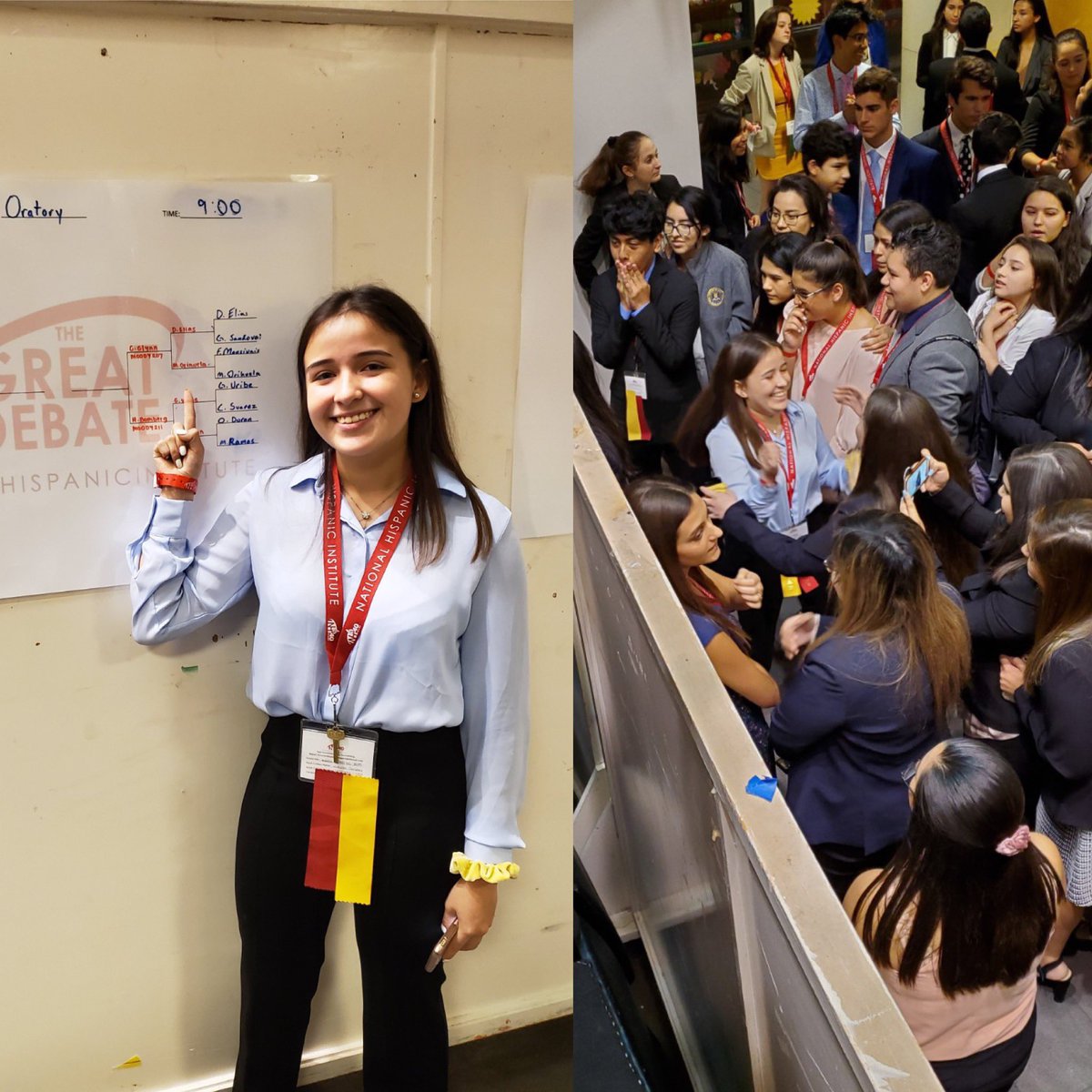 NHIatSA's tweet photo. @nhi_news #2019TXGD #NHIatSA Congratulations to Michelle Orihuela from Oratoty who moved on to the #EliteEight portion of the competition! Felicidades, Michelle! #SomosSanAntonio https://t.co/hmCv2XSXQp