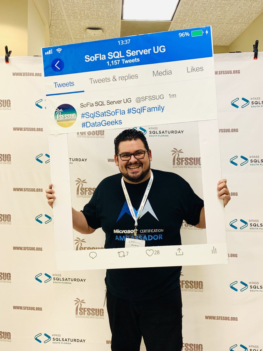emereb's tweet image. Helping and speaking at the South Florida SQL Saturday! #SQLSSatSoFla #SQLFamily #DataGeeks