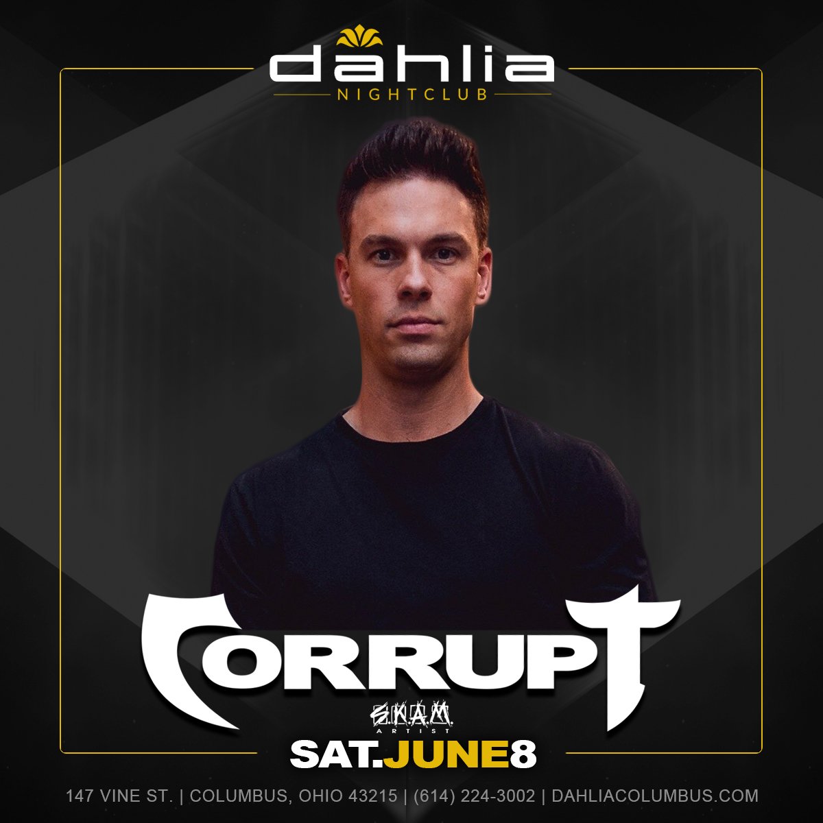 dahliacolumbus's tweet photo. Tonight our very own @djcorrupt rocks the party! #saturdaynight #djcorrupt #skamartist https://t.co/q83RDiRJg9