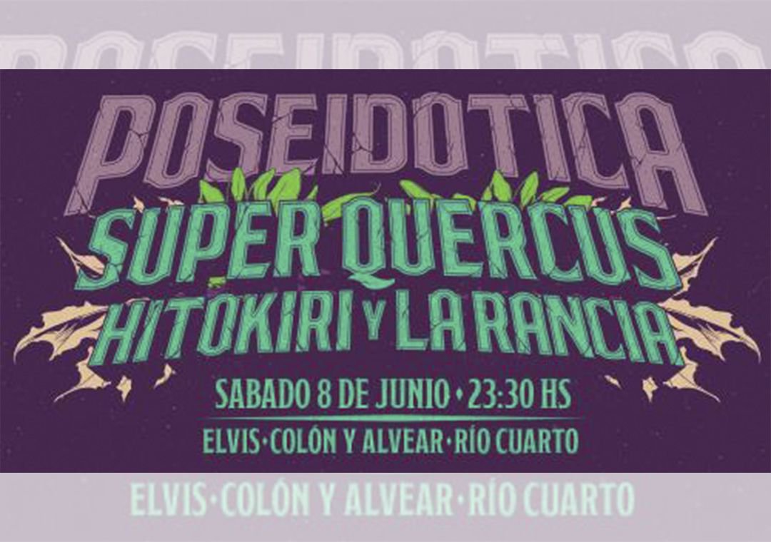 dondesalircbaof's tweet photo. 🔥Una noche imperdible en @elvisriocuarto con @poseidotica  #SuperQuercus  #Hitokiri #LaRancia
🗓️ Sábado, 8 de junio de 2019 - ⏰ 23:30 Hs. 
-
Click en LINK 👉 https://t.co/D2FODohizm
-
 #Invita #CbaWebDesing #DondeSalirCba #DondeSalirCbaOf #StudioContentCba #Donde #Salir #Cba https://t.co/r6iNDrCBov