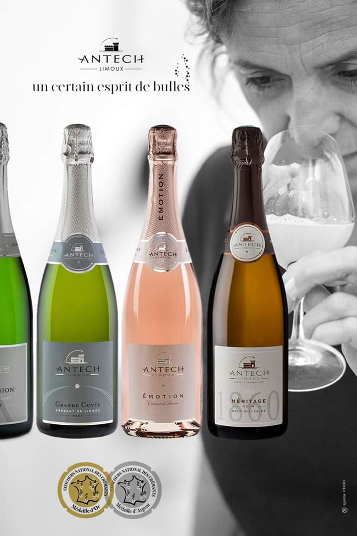 LeGrappillon's tweet image. Mousserende wijnen van #Antech uit Limoux zijn wederom bekroond met medailles tijdens het #concoursdescremants