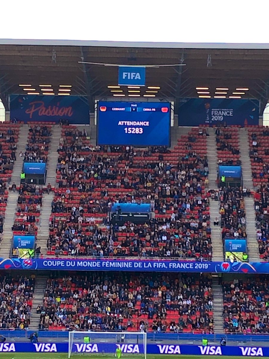 🇩🇪🏆🇨🇳 15 283 spectateurs ce samedi après-midi au Roazhon Park pour ce Allemagne - Chine #FIFAWWC #GERCHN #ALLCHI #GER #CHN #Rennes