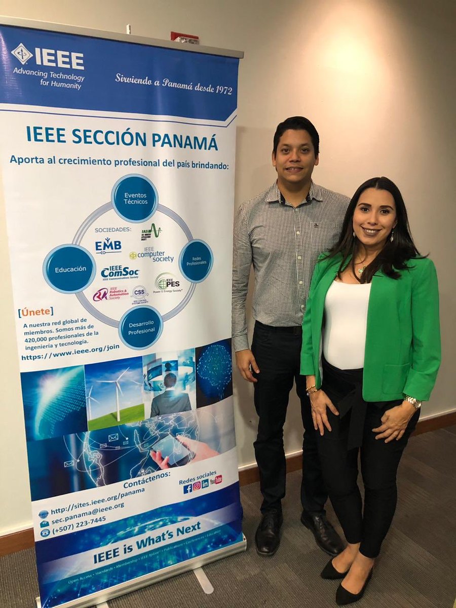 ecollado07's tweet photo. Excelente actividad organizada por  @IEEEPanama @ComSoc sobre “Tendencia y Actualidad de las Tecnologías de Comunicaciones”. https://t.co/8alimkkdNX