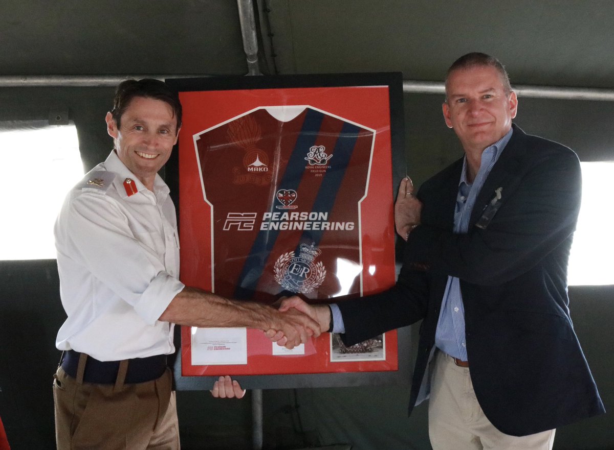 It was an honour to have Lt Gen Ivan Jones CB to attend the Brickwoods Field Gun Competition, present the plate one trophy to HMS Neptune and present our sponsor <a href="/Pearson_Eng_Ltd/">Pearson Engineering</a> with our final run top. <a href="/team_endeavour/">team_endeavour</a> <a href="/Proud_Sappers/">Corps of Royal Engineers</a> <a href="/field_army/">The Field Army</a>