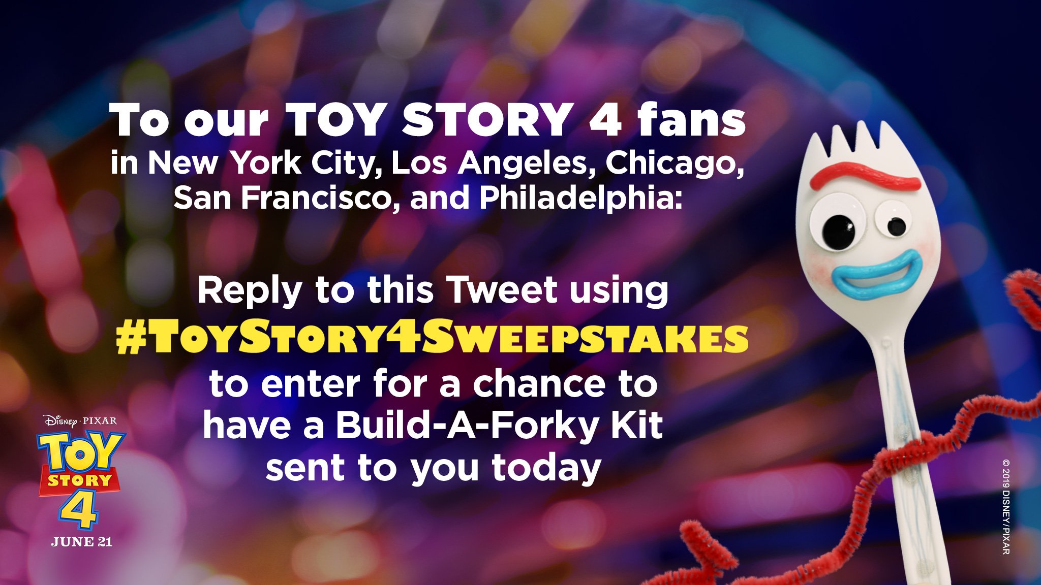 Toy Story on X: Need some #BestFriends4Ever for #BestFriendsDay? Reply to  this Tweet with #ToyStory4Sweepstakes for a chance to have a Build-A-Forky  Kit sent to you!  / X