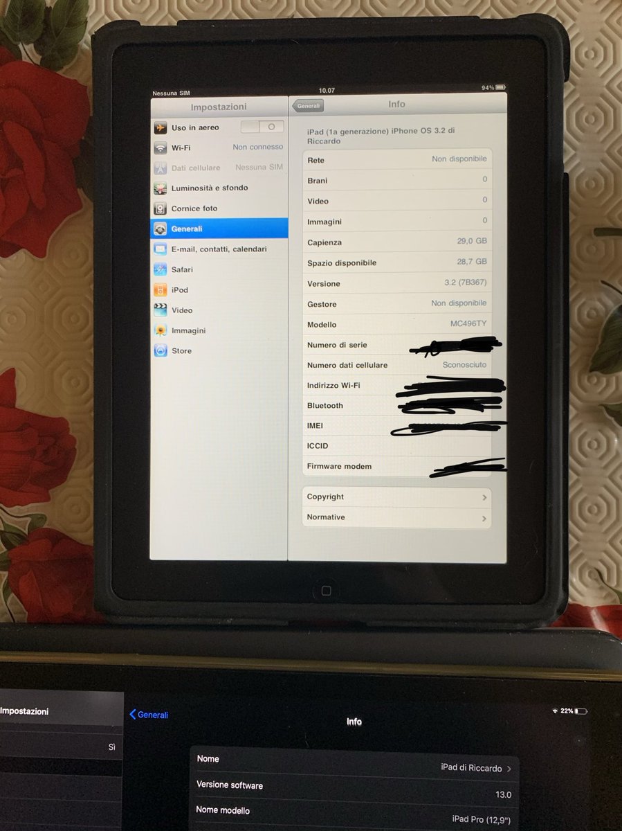 Ric_iDex_1996's tweet image. iPhone OS 3.2 on the original #iPad vs #iPadOS Beta 

Il primo iPad con #iPhone_OS 3.2 (la prima versione per iPad) vs il nuovo iPadOS beta 

#iPhoneOS3_2 #iOS #iPadOS #iPad #iPad1 #iPad1stgeneration #originaliPad #iPadPro129 #iPadOSbeta #Apple #apple #iPad2010 #iPadPro