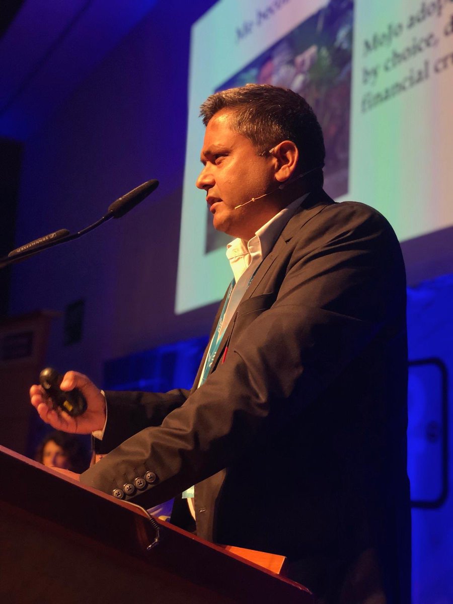 mojofestival's tweet photo. ‘Smartphones are like a matchbox. To light a fire we used to rub two rocks together, we don’t need to do that anymore. To be a journalist, we needed camera and audio equipment, we also no longer need that thanks to the smartphone.’ #MojoFest  Umashankar Singh
@umashankarsingh https://t.co/atrn4pNrqg