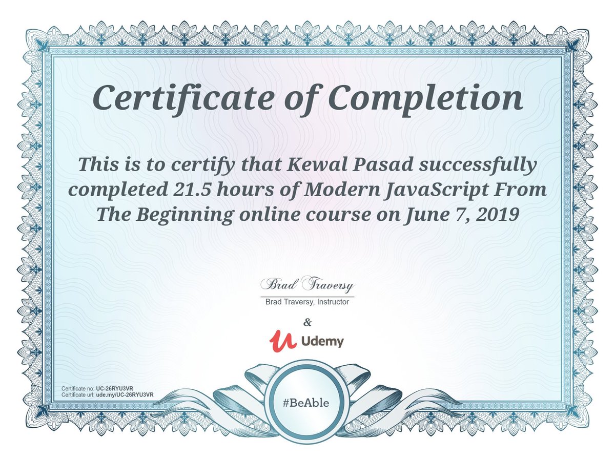 codingLifeline's tweet image. D1-5 completed this very long JavaScript course. Started this 2 months ago but in this 5 days I was learning almost 6 to 7 hours a day. Taking this course was one of the best decision I took @traversymedia. Started Node.js course by @andrew_j_mead.#100DaysOfCode #CodeNewbie #js