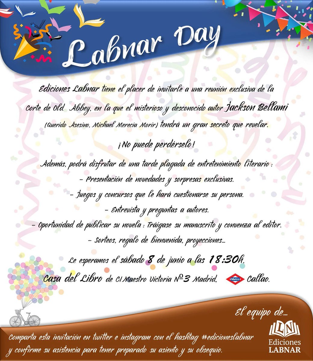 EmePB7's tweet photo. ¡Que hoy tendrá lugar esta fantasía! 
#Labnarday https://t.co/2JI2uAdUhL