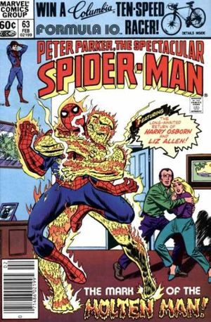 BaronDestructo's tweet photo. On #ThisDayInComics - 54 years ago, a liquid metallic alloy derived from a radioactive meteor spilled on young assistant scientist Mark Raxton, transforming him into Molten Man and causing Peter Parker to almost miss graduation. #ThisDayInSupervillainHistory https://t.co/etoCJKhcvW