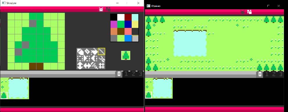 RudyvanEtten's tweet image. In my #spriteeditor I just added it so there are now 4*80 sprites. I did have to increase memory size for #emscripten to 128mb #screenshotsaturday #monkey2 cromdesi.home.xs4all.nl/emscripten/spr…