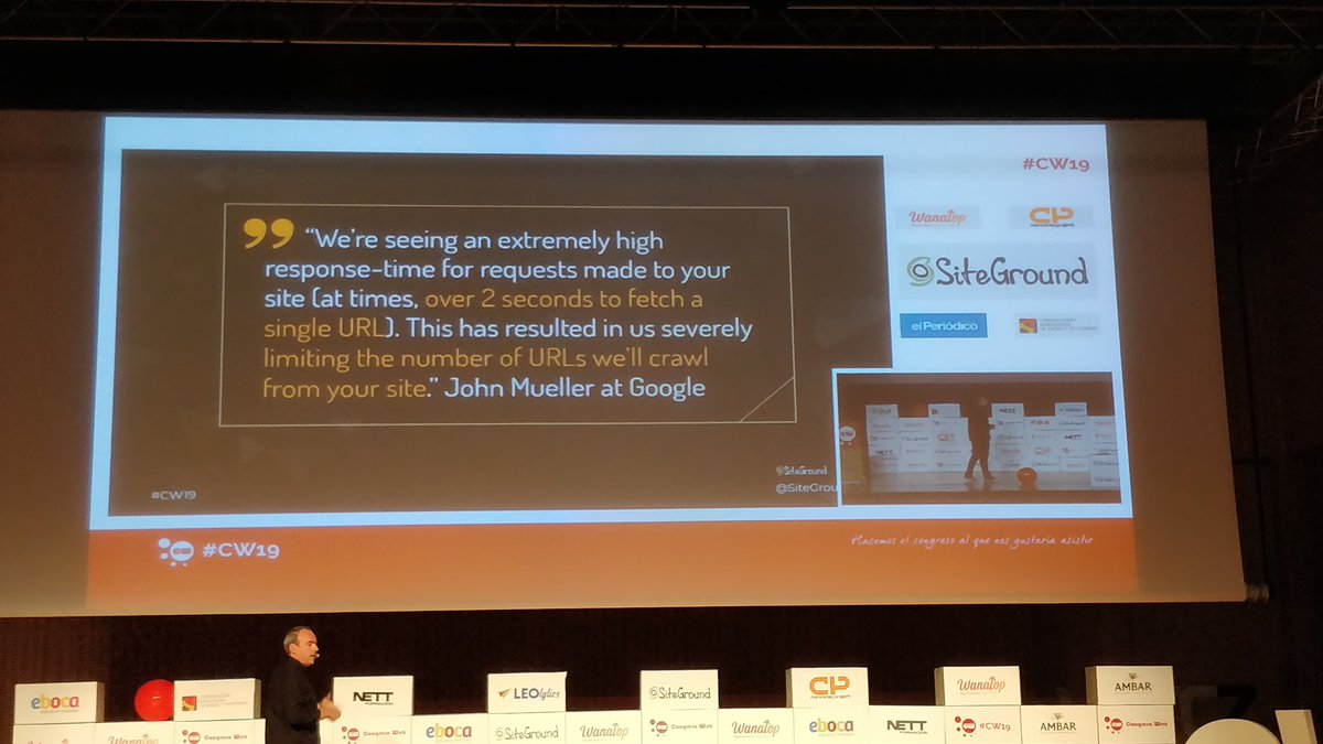 Pableineken's tweet photo. 🚀Si tu web tarda de 1 a 3 segundos en cargar, la probabilidad de rebote aumenta en un 32%.

#Facebook nos denomina como el '2-seconds user' pero, como diríamos en Granada, somos el 'usuario bullas'

WPO con @fpuenteonline de @SiteGround_ES en @cwzgz

#cw19 https://t.co/FCQv5mbhuM