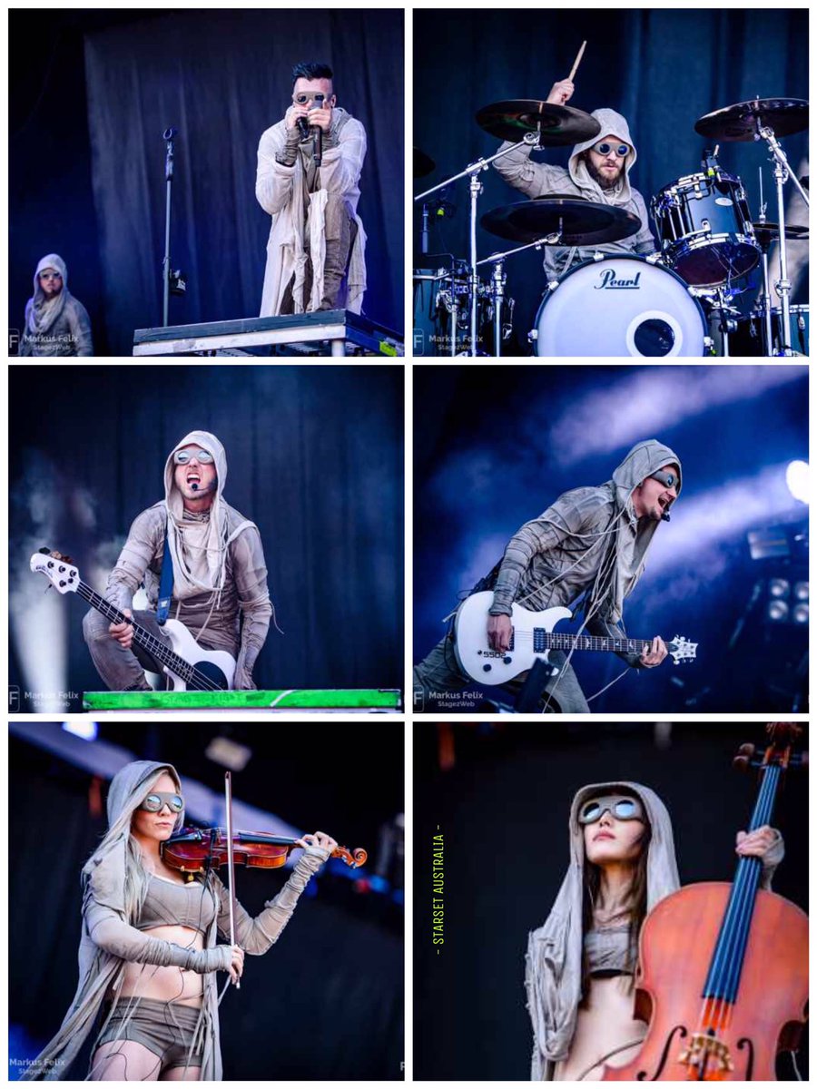 starsetfans_aus's tweet photo. .@starsetonline debuted their new outfits at @rockimpark_com 

RT if you dig the new look!

Photos by Markus Felix https://t.co/J1HeXRtThg