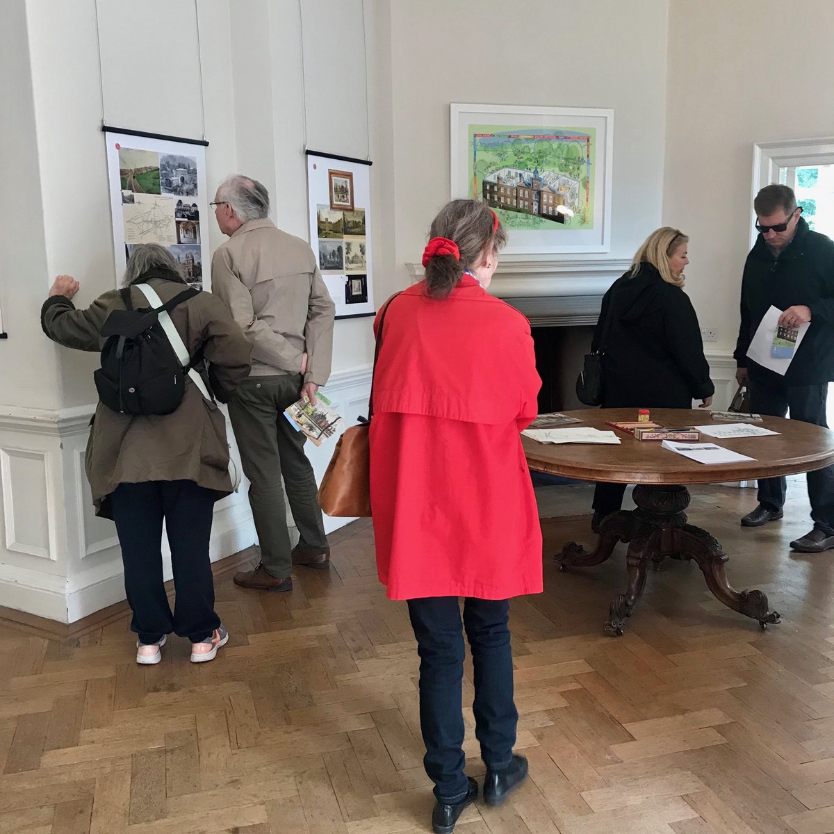 In the Tracks of Pissarro and Open Garden here today