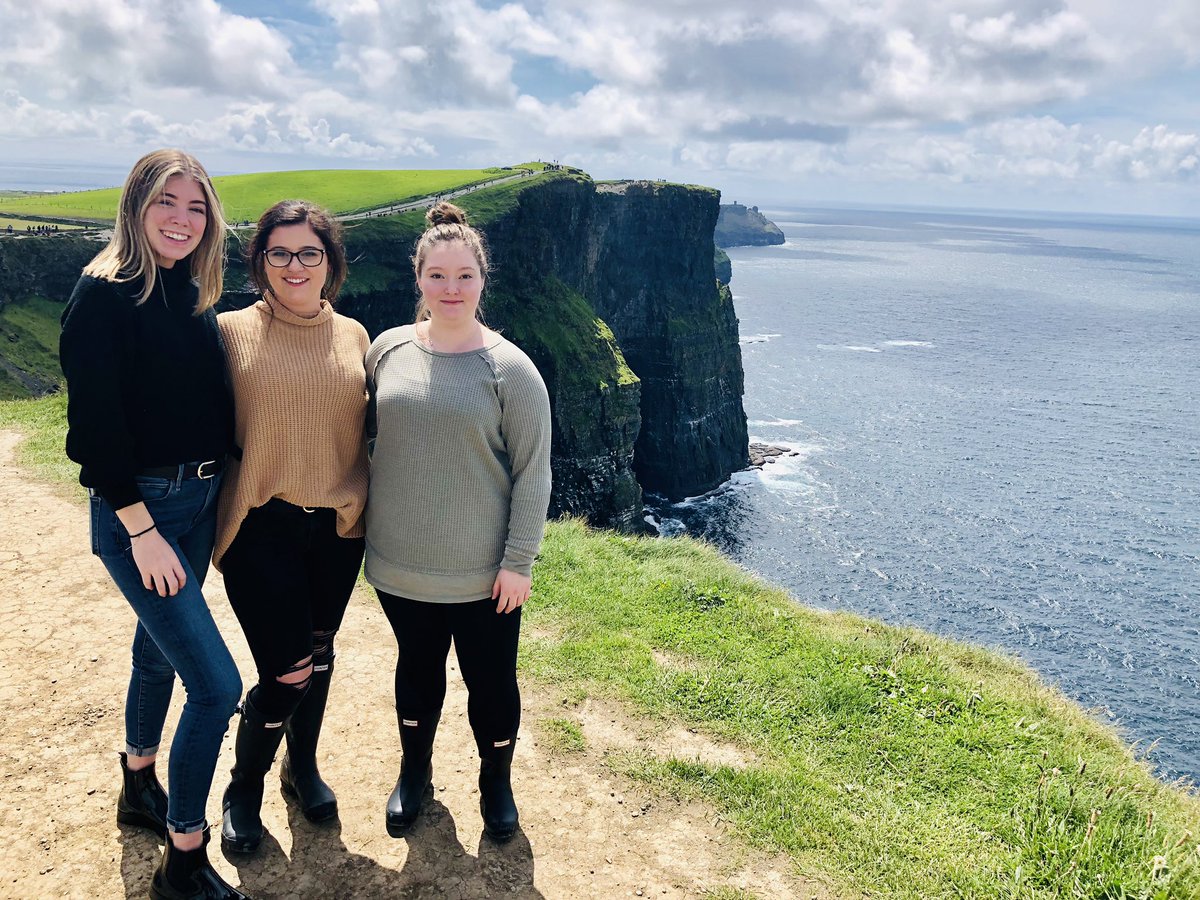 TUDublinSummer's tweet photo. The breathtaking Cliffs of Moher #InternationalSummerSchool #CulturalExperience #WeAreTUDublin #InfinitePossibilities #DCEducationAbroad https://t.co/VK3EIEchEQ