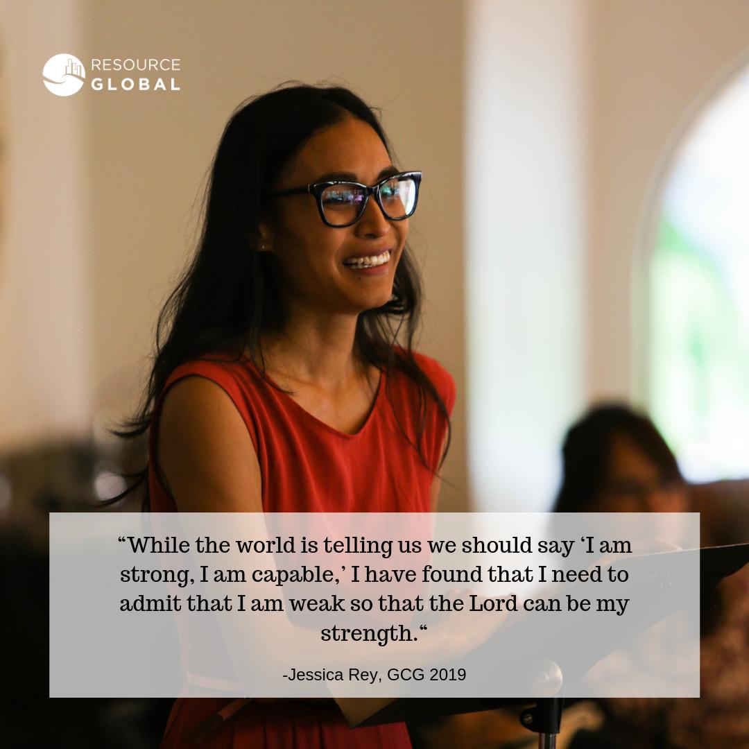 _ResourceGlobal's tweet photo. Quote from the amazing Jessica Rey! 

#GCGRetreat2019 #ResourceGlobal #Gospeltruth @therealjessicarey https://t.co/ww3U43THFy