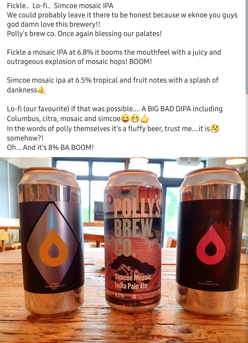 #pollysbrewco have gone and spoilt us all again! Huzarrr!