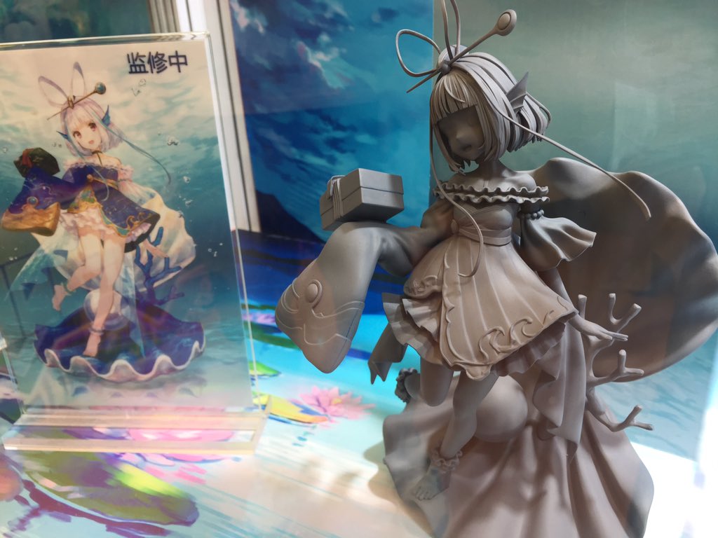 上海ワンフェス、原画担当したフィギュアいくつか展示されてました