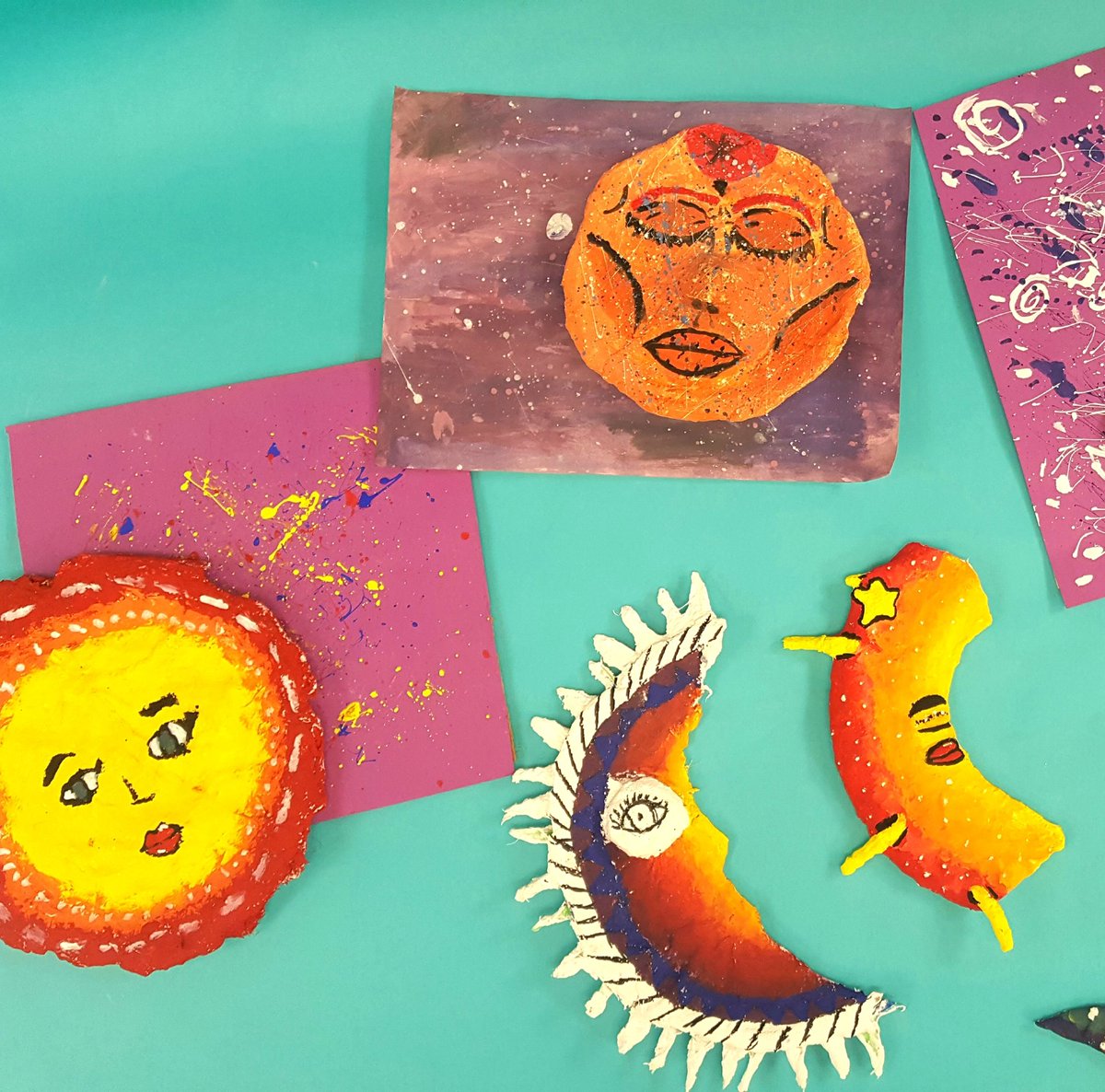 MarieDrex1's tweet photo. Some art by students and bulletin boards by us https://t.co/M9cjK8CSvq