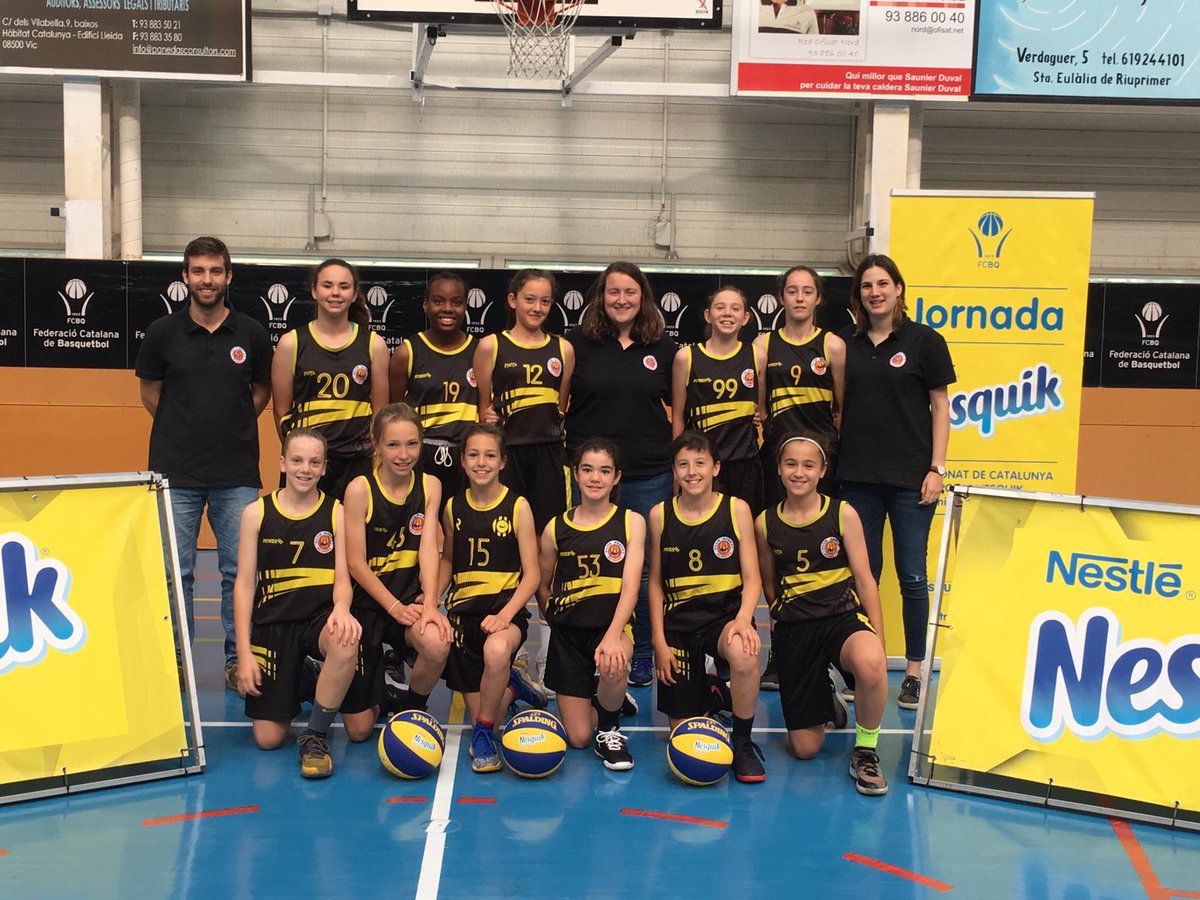 FCBQ's tweet image. 🏆@FemBasketAlmeda, @uemataro, @FemSantAdria i @TGNBasquet accedeixen a les semifinals del Campionat de Catalunya Mini Femení 2018-19 de #Vic després d'imposar-se als seus respectius duels de quarts de final, felicitats!

📊basquetcatala.cat/competicions/r…