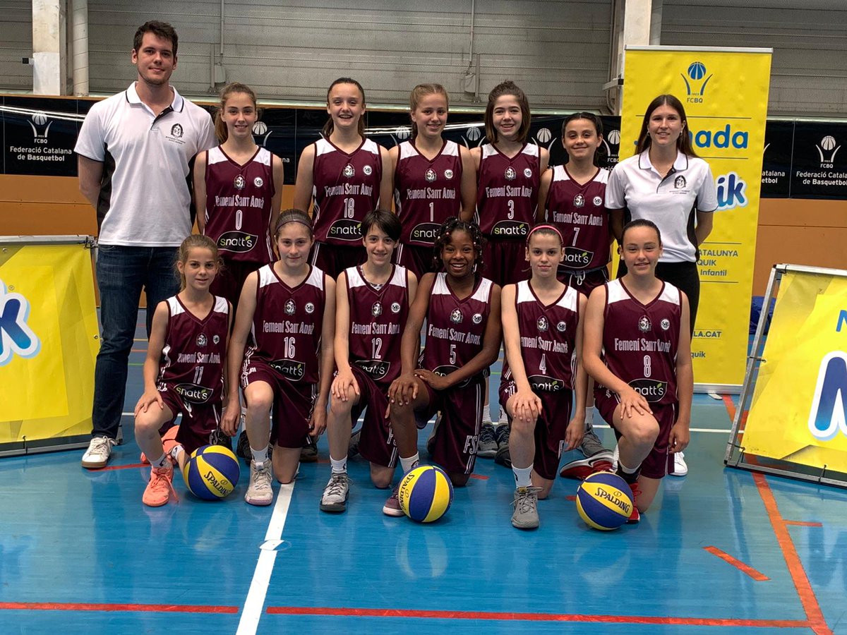 FCBQ's tweet image. 🏆@FemBasketAlmeda, @uemataro, @FemSantAdria i @TGNBasquet accedeixen a les semifinals del Campionat de Catalunya Mini Femení 2018-19 de #Vic després d'imposar-se als seus respectius duels de quarts de final, felicitats!

📊basquetcatala.cat/competicions/r…