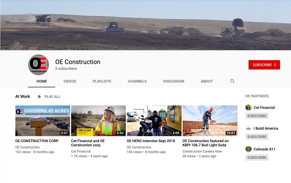 OeConstruction's tweet photo. Did you know we had a YouTube channel?

Watch us in action: https://t.co/3IJV0xgk6F

#Construction #Excavation #FamilyOwned #SitePrep #SiteGrading #YouTube #ActionVideos https://t.co/IG2q3I6BIE