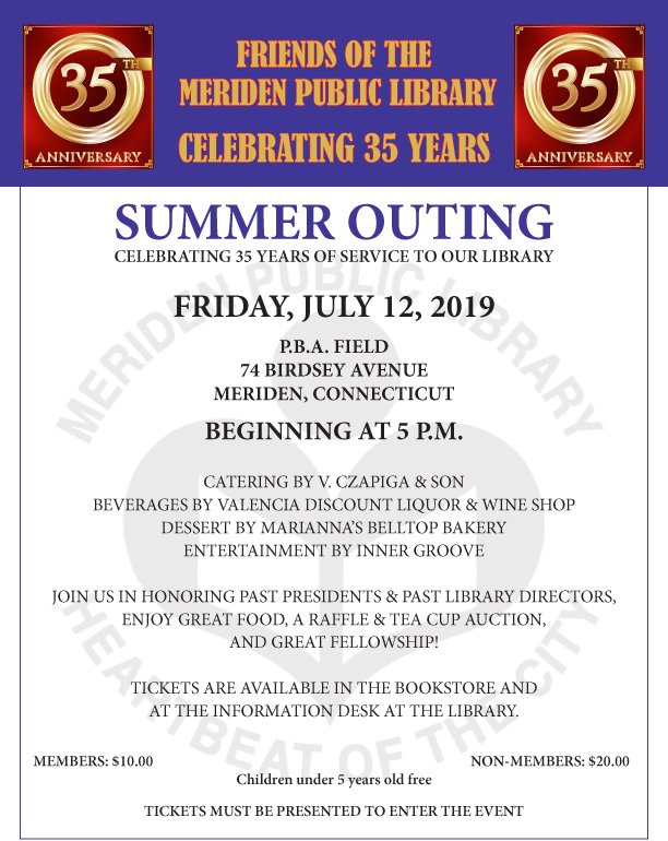 fotmpl's tweet photo. Come join us at our summer outing.  
#picnic #library #meriden https://t.co/sA1RNQe0ha
