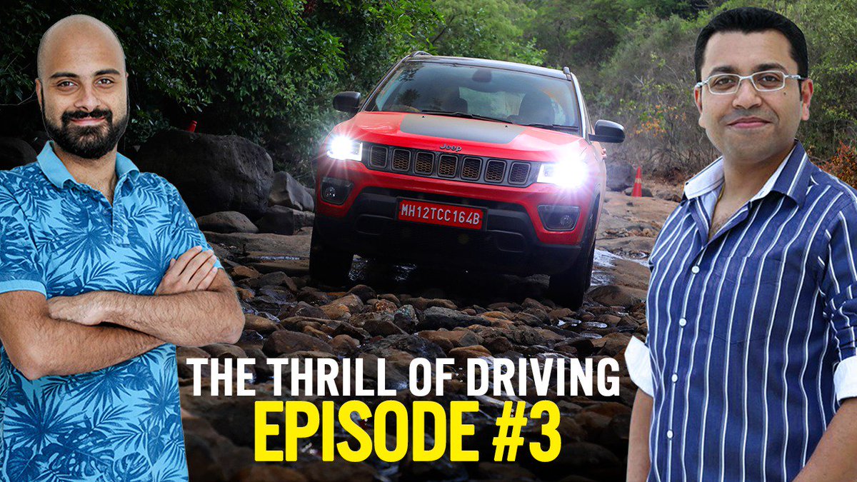evoIndia's tweet photo. This week's #Thrillofdriving podcast is up on our #YouTube channel. We talk about the @JeepIndia #CompassTrailhawk, the @Lamborghini #Sterrato concept, @RenaultIndia #IndiaDiamondTrail and a lot more! Go ahead and click on the link below ๐
.
https://t.co/Xzf0HCq3Gb https://t.co/eeg9idc2rb