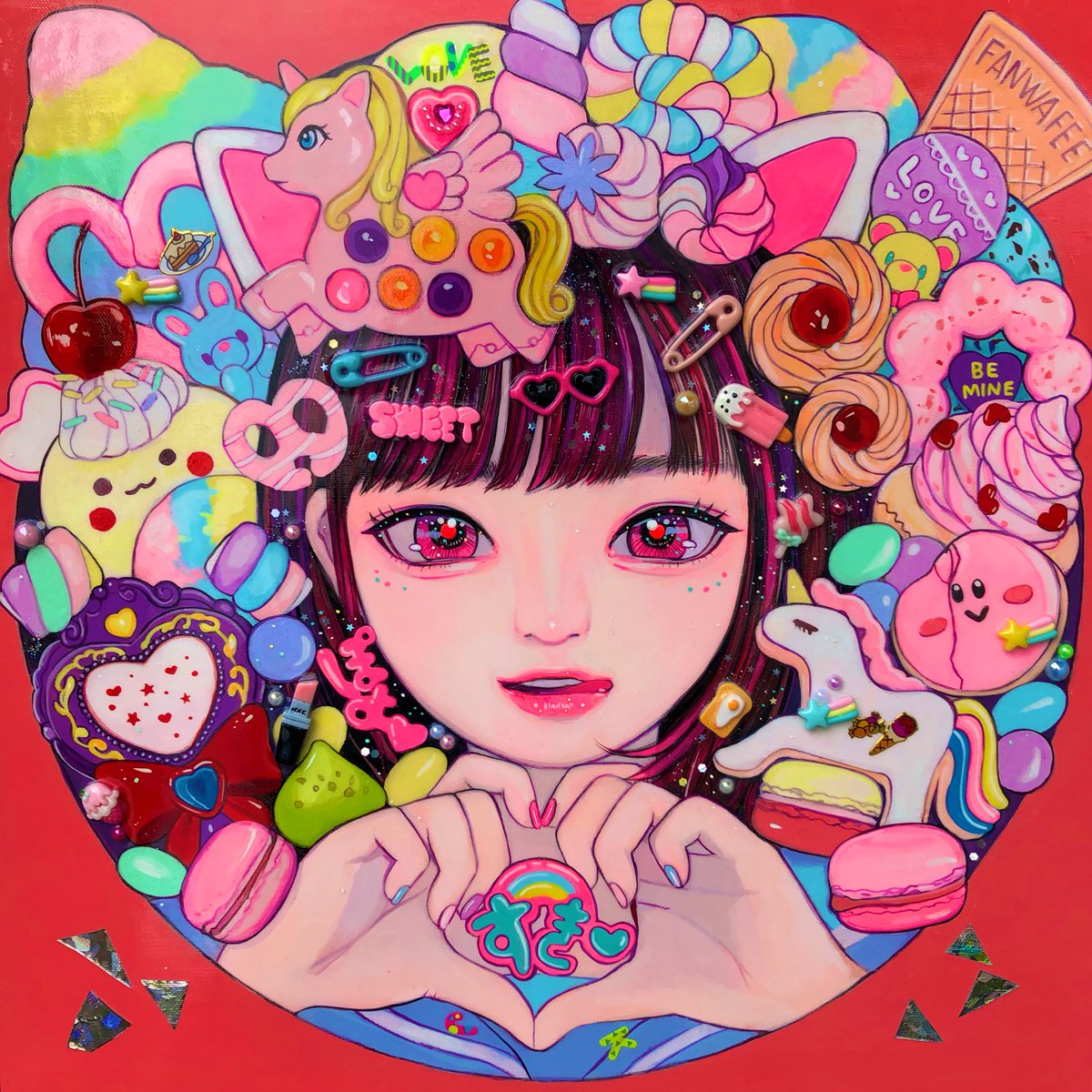 「ユニコーンちゃんに愛を込めて?? 」|巽千沙都/ChisatoTatsumiのイラスト