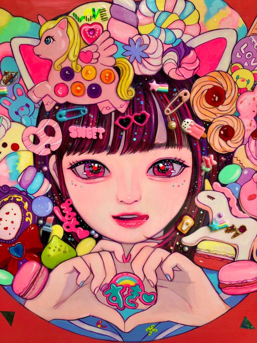 「macaron」 illustration images(Oldest｜RT&Fav:50)