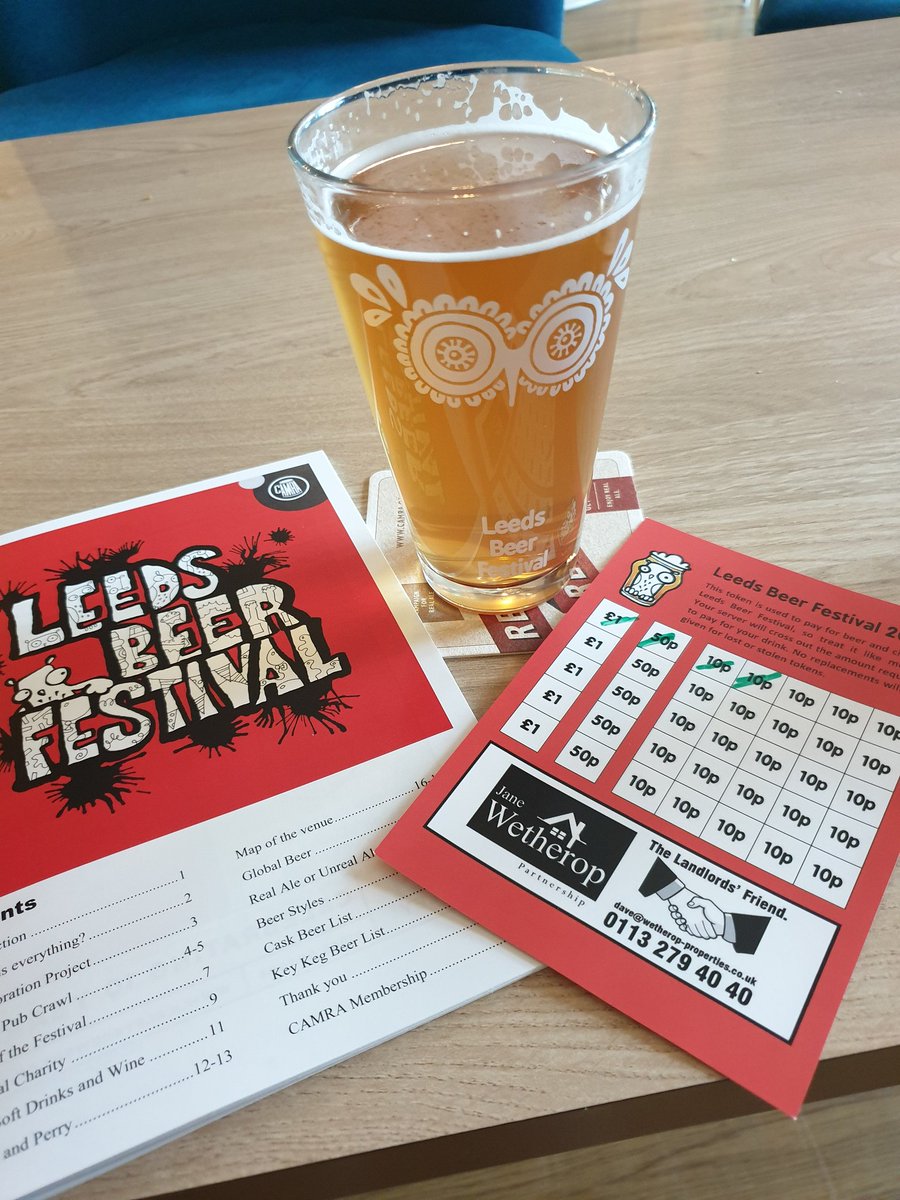 amylongsden's tweet photo. Just been through the programme and marked up 17 cask and keg beers that I want to try @LeedsBeerFest kicking off with @NomadicBeers raspberry No Room for Egos, excellent start #LeedsBeerFestival https://t.co/AIhMheatGU
