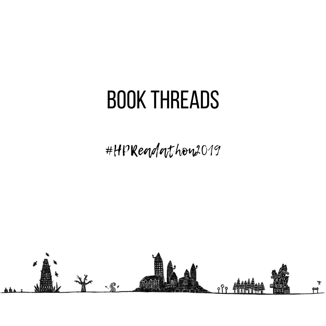 HPReadathon's tweet photo. 📖 #HPReadathon2019 BOOK THREADS 📖 https://t.co/PpUyWqdMEa