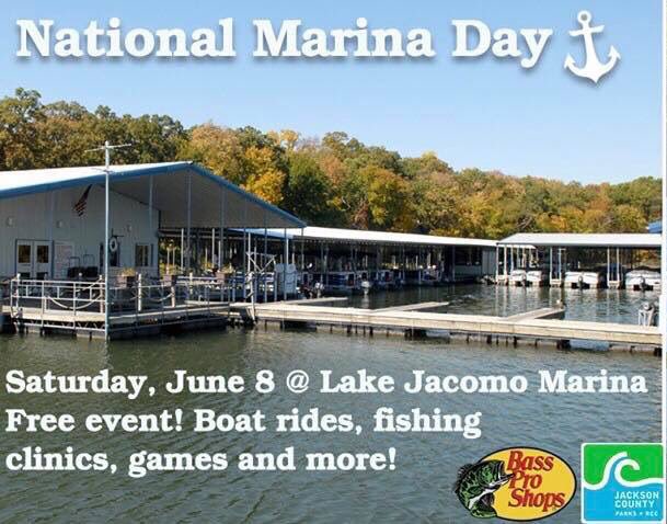 JCSheriffOffice's tweet photo. Looking for something fun to do with family or friends today? Join Deputy Vestal and Deputy Brown at Lake Jacomo from 10:00 a.m.-2:00 p.m. for National Marina Day! #JCSO #NationalMarinaDay #CommunityPolicing  🚔🚣 🎣 🐟🚔@JacksonCountyMO https://t.co/A865NrhQx0
