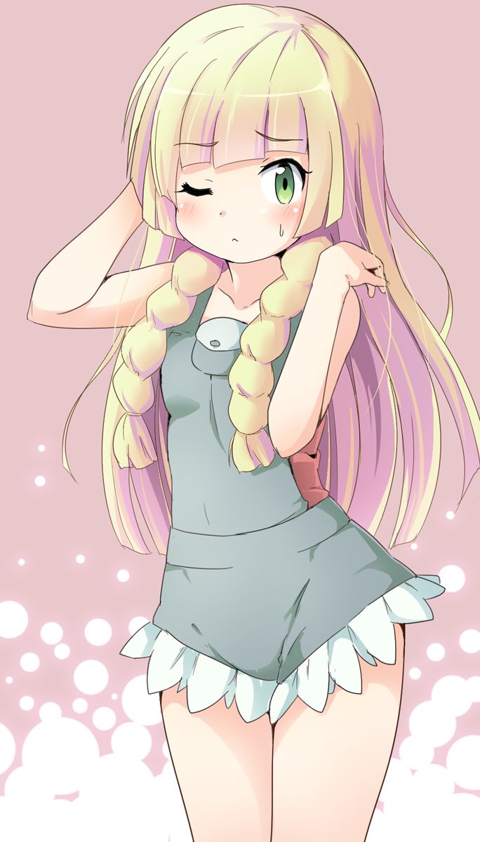 “Mallow let me borrow some of her clothes... D-Does it look okay on me?”