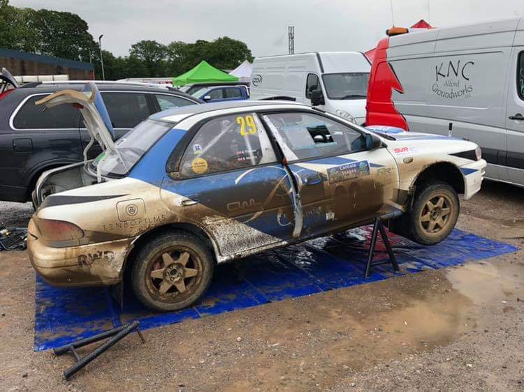 So the <a href="/CarlisleStages/">Carlisle Stages</a> hasn't been too kind to two of our <a href="/raceandrallyni/">Race and Rally</a> #Rally2 competitors 😐👎
(Crew all ok!)