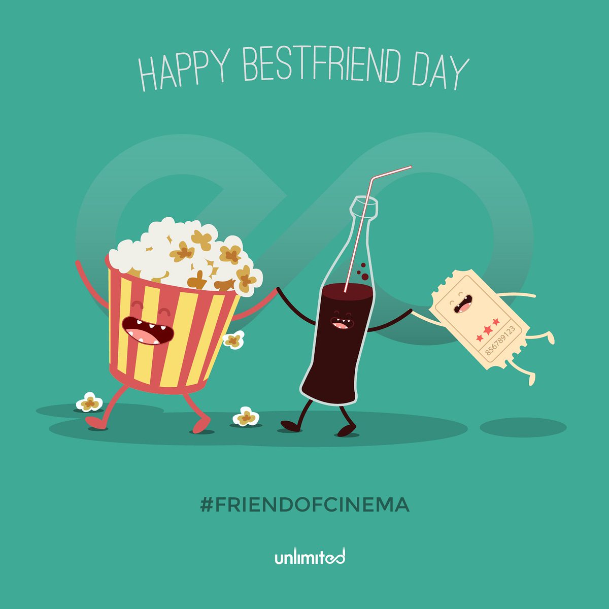 Happiness is finishing best friend's popcorn 😂🍿
It's #BestFriendsDay!
Retweet and tag your best friend ❤️

#stayunlimited #unlimitedmovies #padampolama #bff #BestFriends
