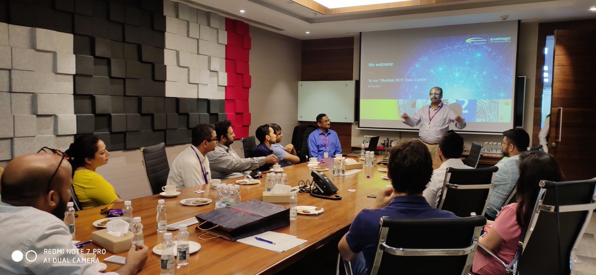 caa_india's tweet photo. As a first of the "alumni spotlight series," a private guided tour of a state-of-the-art Data Center in Mumbai organized on Sat, June 8, 2019. Thanks to the generosity of Sharad Sanghi '91SEAS, Founder MD and CEO of NetMagic Solutions https://t.co/88VqRfFa5R