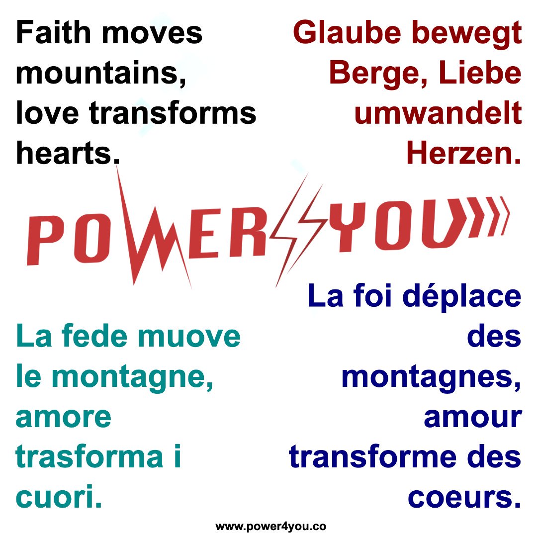 Power_4You's tweet image. Faith moves mountains, love transforms hearts
Glaube bewegt Berge, Liebe umwandelt Herzen
La fede muove le montagne, amore trasforma i cuori
La foi déplace des montagnes, amour transforme des coeurs
#DevelopMentSofware #DevelopmentWeekend #DevelopmentExperts #outsourcingjobs