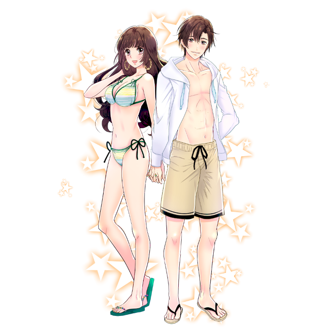 水着イラストのtwitterイラスト検索結果 古い順