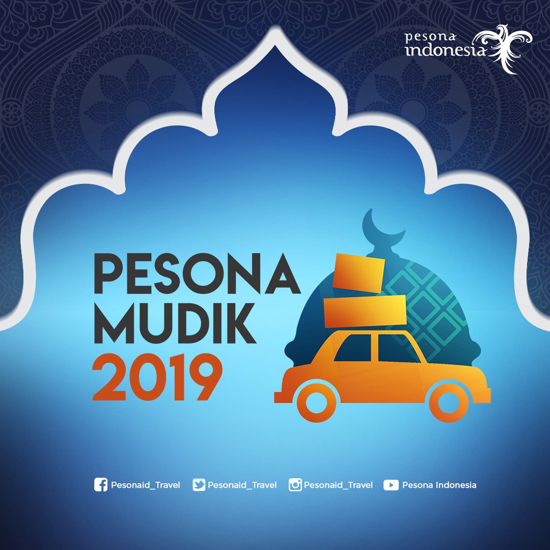 #PesonaMudik20l9 Sedangkan Kategori Destinasi hastagnya adalah #PesonaMudik2019 #DestinasiIIPesonaMudik2019 #Pesonalndonesia, #Wonderfullndonesia, & #LebaranPenuhPesona.