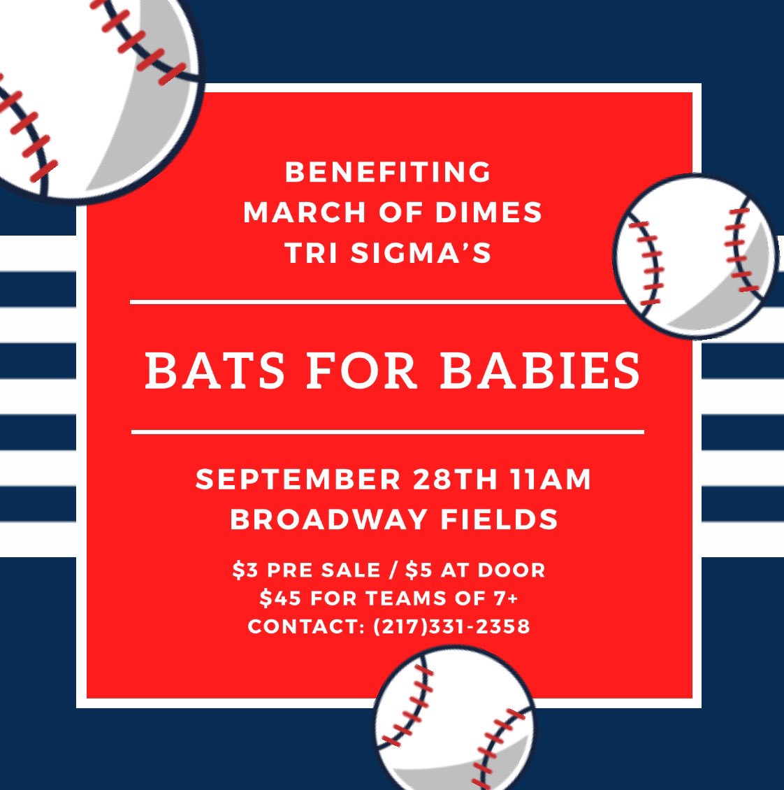 TriSigmaUSI's tweet photo. ♥️⚾️♥️⚾️ https://t.co/dJz1KDXEsK