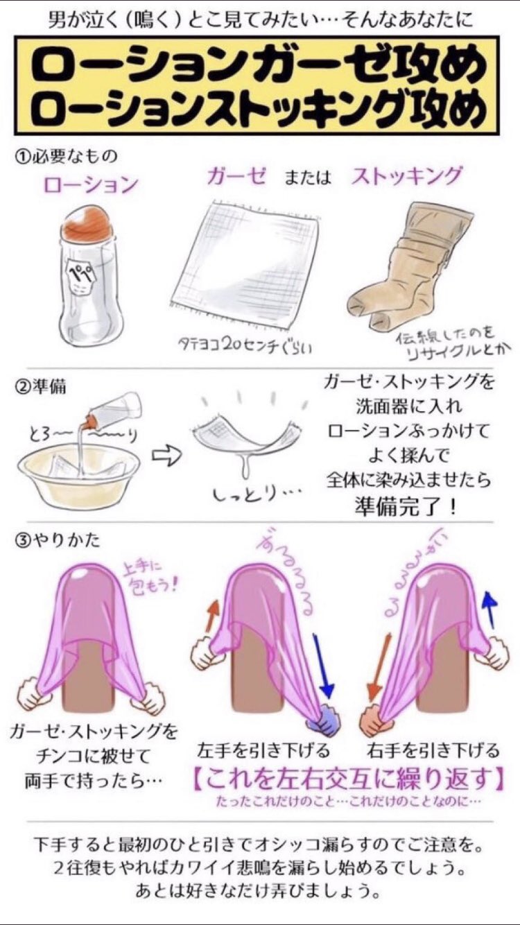 みい En Twitter 意外と ローションガーゼ攻め 知らない人多いみたいなんで 上げときますね みい En Twitter 意外と ローションガーゼ攻め 知らない人多いみたいなんで 上げときますね