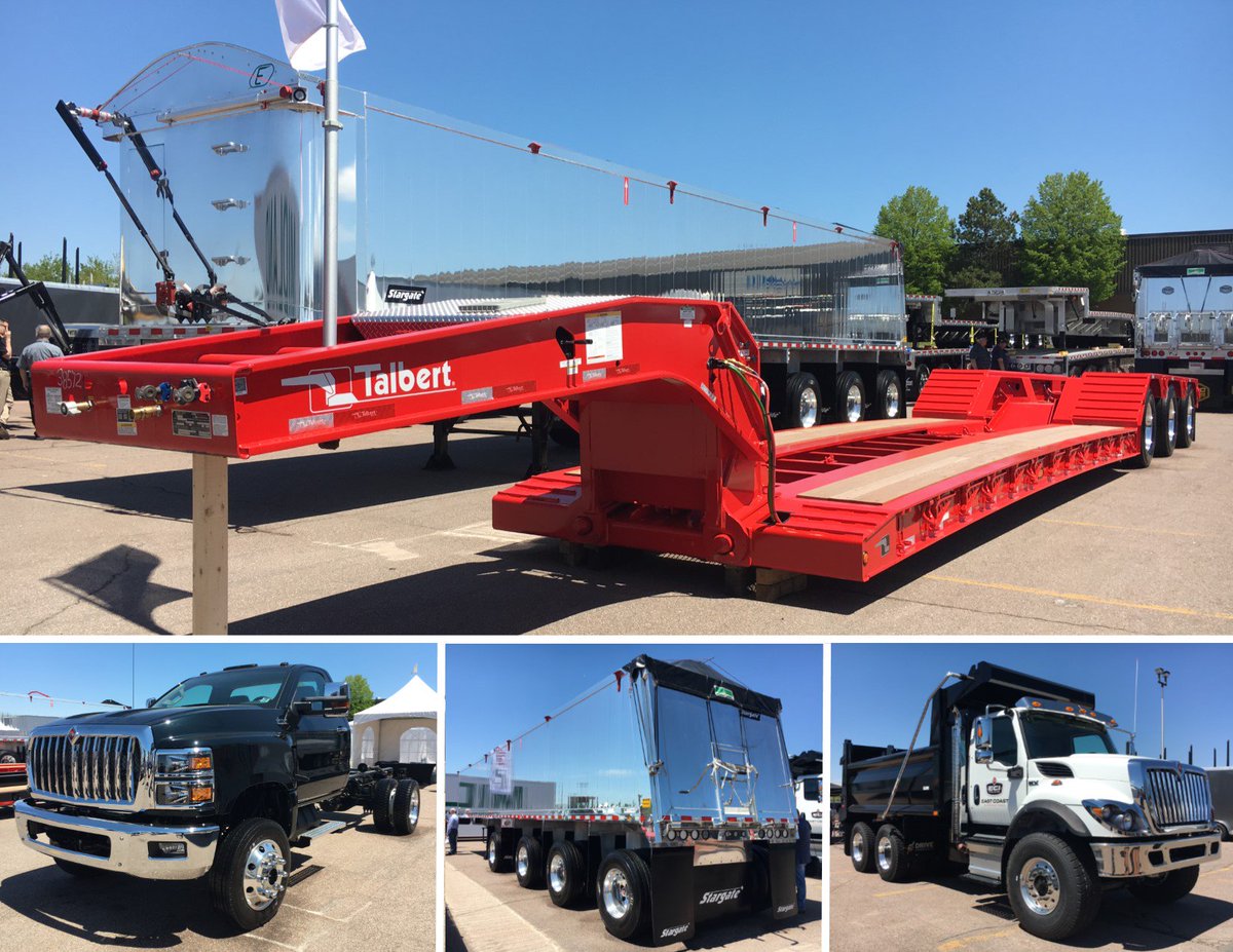 EIntl's tweet photo. Another beauty of a day at the @AtlTruckShow ! Stop by our outdoor booth for a look at some of our trailer lines as well as the new @IntnlTrucks #CVSeries! https://t.co/UQqnKYk28o #Uptime #TalbertTrailers #StargateTrailers #Floats #ECI #ATS2019 https://t.co/FXU2912hBp