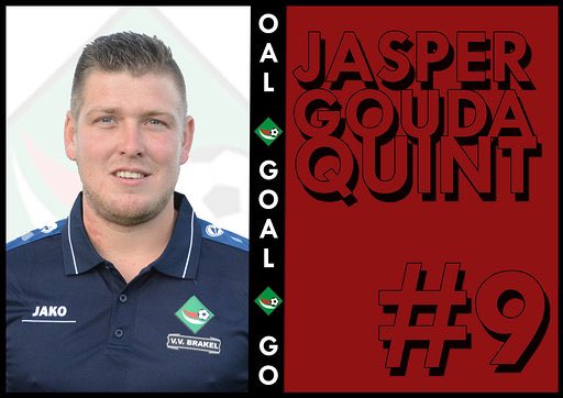 15. Doelpunt!!!! Jasper Gouda Quint benut een strafschop en maakt er 2-0 van. #vvBrakel