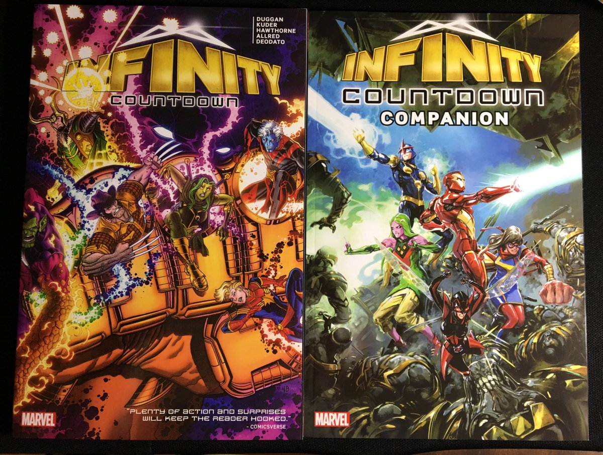 cosmicviscomics's tweet photo. It has been slow to get started but I’m beginning to post some items available starting to with some trades. #InfinityCountdown and the #InfinityCountdown Companion. Available now - https://t.co/9nqmysJhZj https://t.co/d7t7dak1u4