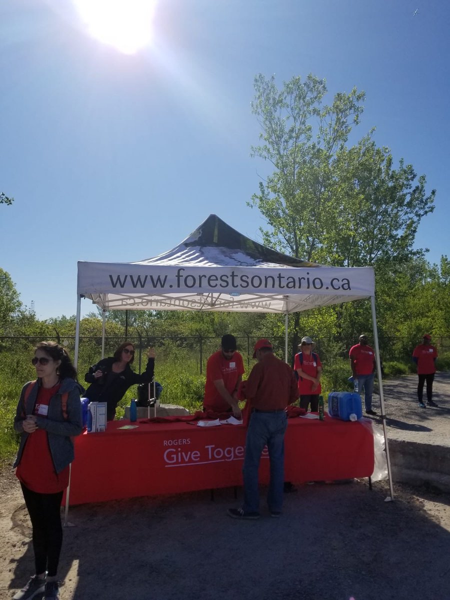 forestscanada's tweet photo. Hannah &amp; Augusta are at @TRCA_TTP with @Rogers this morning as part of our invasive pull &amp; pollinator habitat plant #GiveBack #GiveTogether #LifeAtRogers #ForestRC https://t.co/jEOC8z4BR2