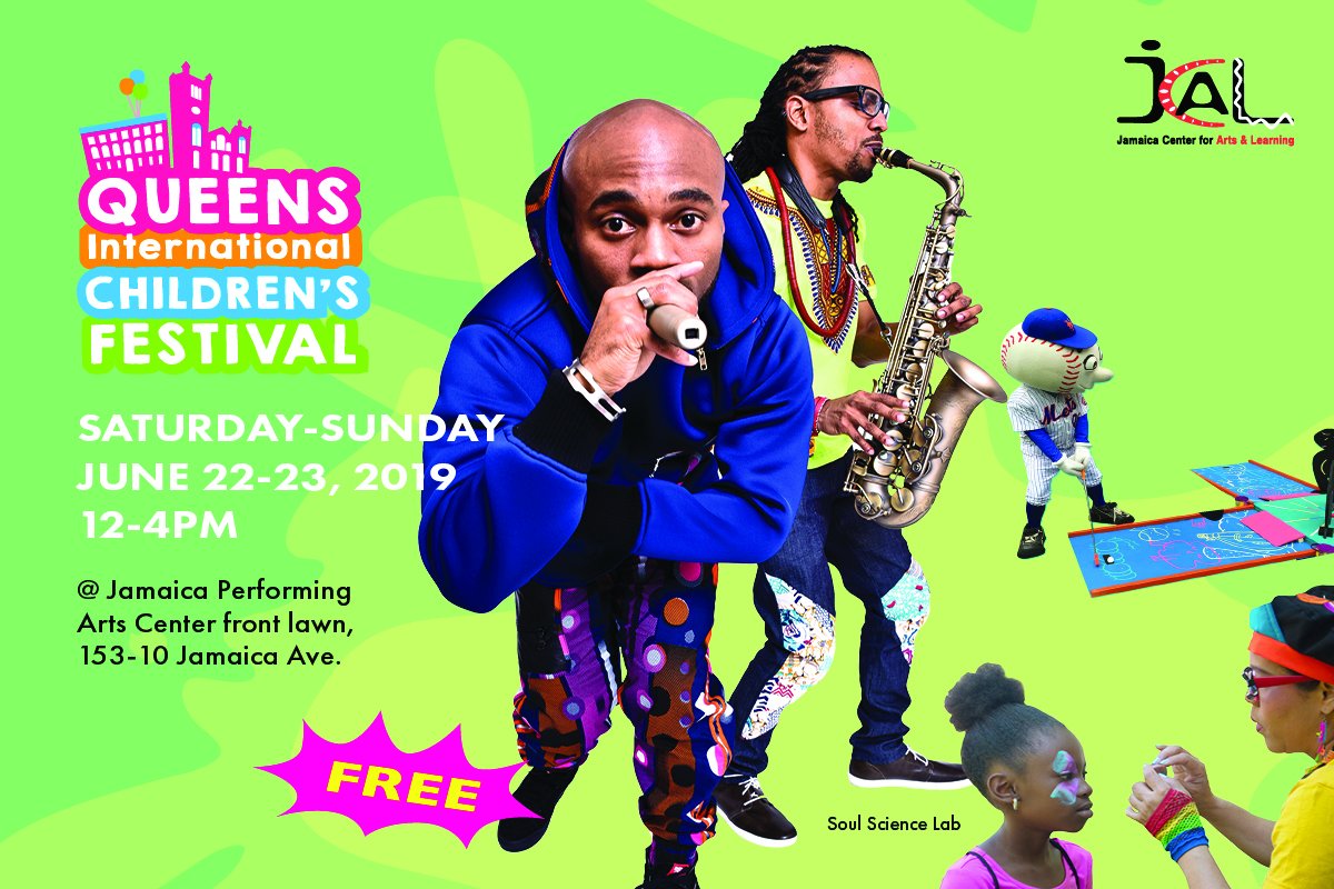 jamaicaarts's tweet photo. #JoinJCAL: Queen’s International Children’s Festival returns for the 4th time! Come on down to Jamaica Performing Arts Center with your family and friends for a fun-filled weekend 🎉
https://t.co/JgKo51202D https://t.co/0ssatDfGxb