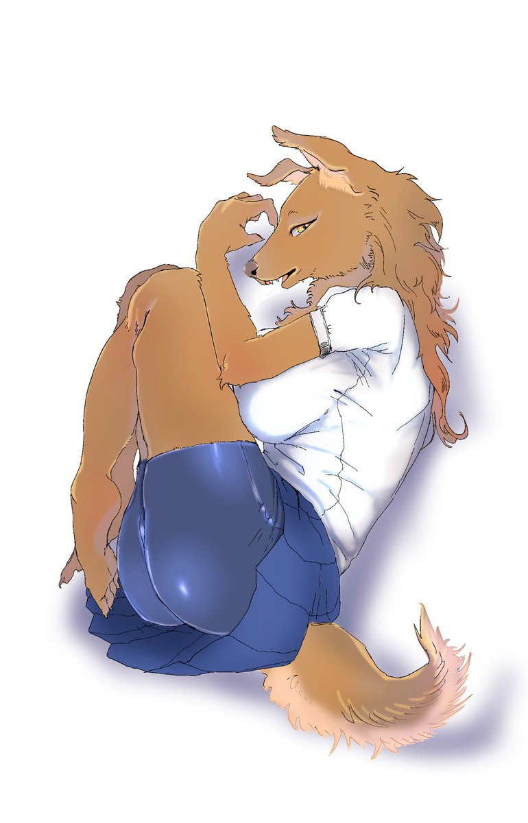 メスケモ  イヌJK 