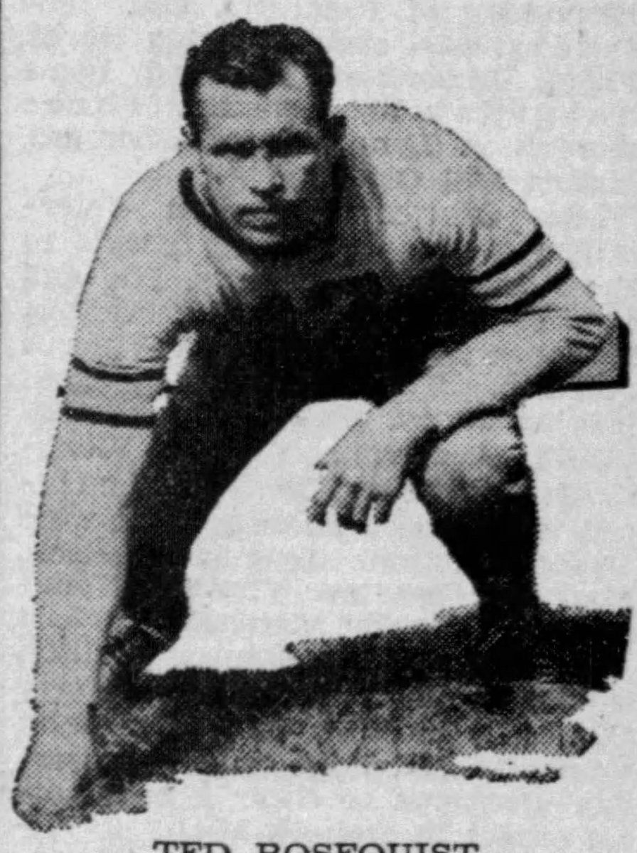 More shots of the Bears jerseys in 1936, which the team will wear this season:1. Beattie Feathers (48) & Bronko Nagurski (3)2. Bill Hewitt kicking3. Lineman Ted Rosequist4. Bears (light jerseys) in 26-7 win over the Pittsburgh Piratescc  @WCGridiron  @UniWatch  @AdamSchefter